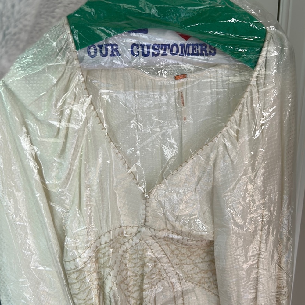 Free People Dress worn once gorgeous details - Picture 15 of 17